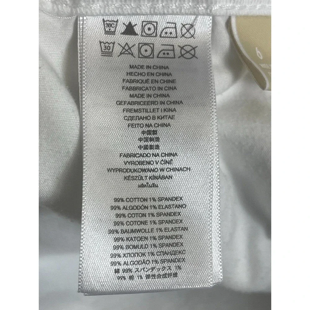 Michael Kors Skinny Jeans Womens‎ 6 Regular Fit White